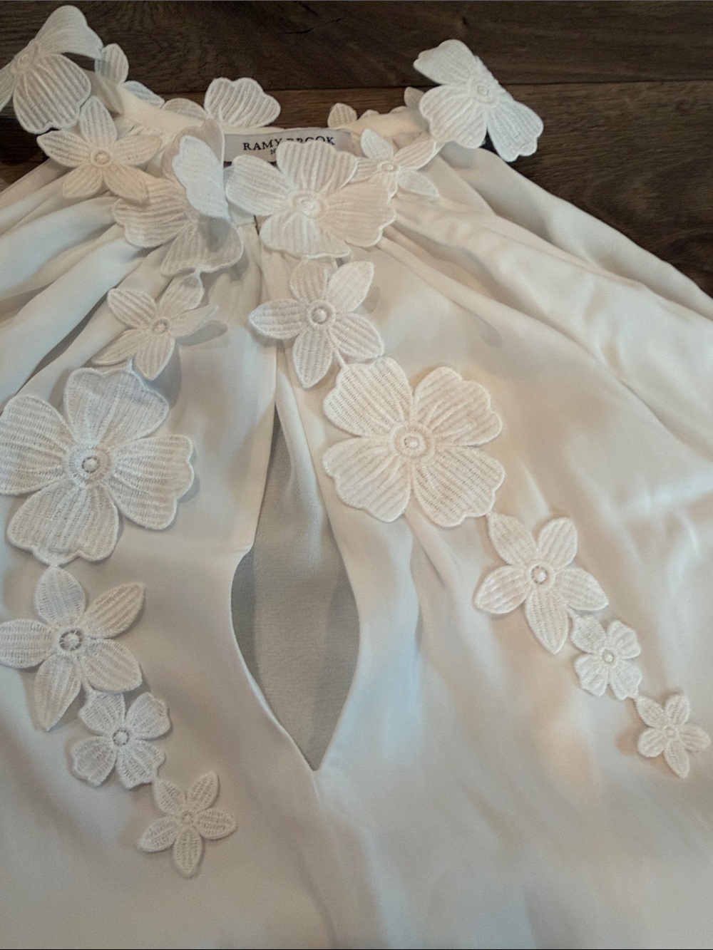 Ramy Brook Floral Appliqué Sleeveless Top - Picture 8 of 12